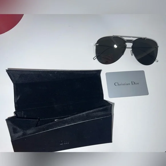 DIOR Sunglasses with authentication card and original box. s-l1200.jpg main image 2